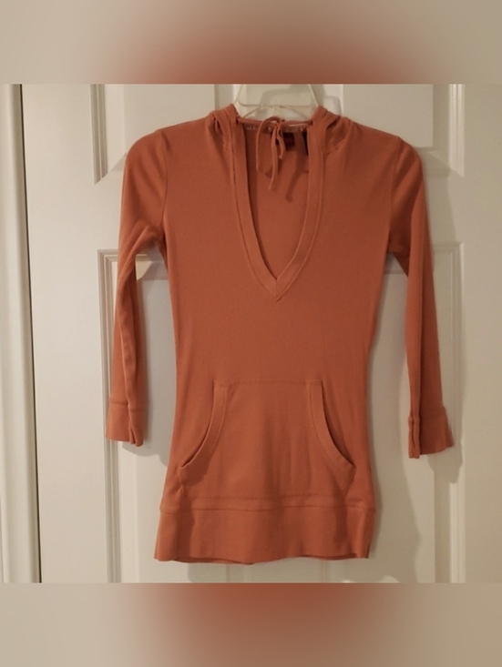 Personal Identity Sweaters - PERSONAL IDENTITY HOODED THIN SWEATER IN SIZE S